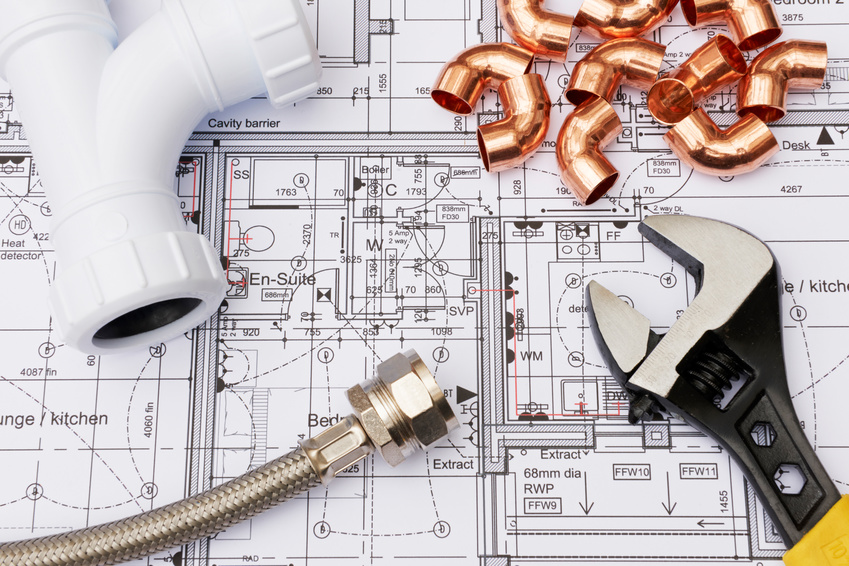 Equipment and schematic for plumbing repair in Twin Falls, ID