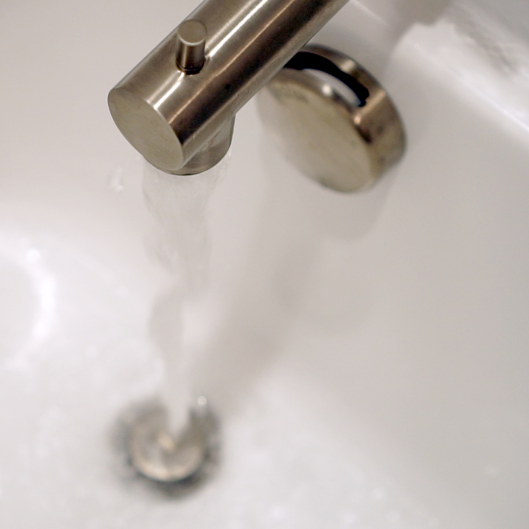 Faucet functioning properly after being repaired by On The Ball Plumbing in Twin Falls, ID